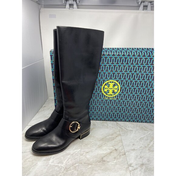 Tory Burch Sofia Tall Riding Boots Size 7 - Picture 1 of 10